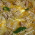 めがねりんご's cooksnap of when they made とろとろ卵の豚とじ丼.