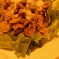 くな♥'s cooksnap of when they made 簡単♪水菜と豚肉と長芋の山かけサラダ.