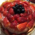 はるちーの's cooksnap of when they made ヨーグルトムースケーキ♪苺ジャムゼリー.