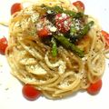 空乃あめ's cooksnap of when they made オリーブ醤油で♪焼きアスパラのパスタ.