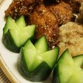 ｎｕｋａｄｕｋｅ's cooksnap of when they made 人気☆簡単花きゅうり飾り切りカットお弁当.