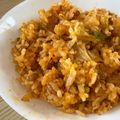 ☻せなたろす☻'s cooksnap of when they made 簡単！納豆キムチチャーハン.