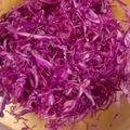 くちびるパパ's cooksnap of when they made 簡単☆美味しい☆紫キャベツのマリネ.