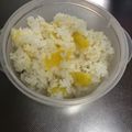 クックJKY2CE☆'s cooksnap of when they made 味付けひとつ！炊飯器でさつまいもごはん.