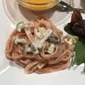 noitigo's cooksnap of when they made トマト麺のクリームパスタ.