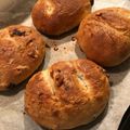 you☆k's cooksnap of when they made HBで作る　たっぷりぶどうパン☆.