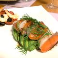 kyocotte's cooksnap of when they made クリスマスに♪ホタテとサーモンの前菜.