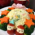ku_ki422's cooksnap of when they made クリスマス♡簡単！リースなポテトサラダ★.