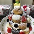 ku_ki422's cooksnap of when they made 当日OK！プチシューdeクリスマスツリー.