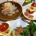 Cheer1010's cooksnap of when they made クリスマスに、サンタ、雪だるま、トナカイ.