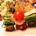 あひるとあくび's cooksnap of when they made 簡単オードブル♪Xmasツリーピンチョス.