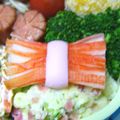 美々☆彡's cooksnap of when they made お弁当に！かにかまのリボン.