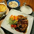 まあしゃんの's cooksnap of when they made チキンステーキ　バルサミコソース.