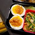 ＊キーツニャン＊'s cooksnap of when they made ゆで卵の鮭マヨグリル♪お弁当にも.