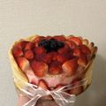 はるちーの's cooksnap of when they made クリスマス☆シャルロットケーキ.