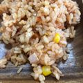 yukimi1225's cooksnap of when they made レンチン！チキンライス.