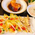 akm103's cooksnap of when they made サーモンと彩り野菜のチコリカップサラダ.