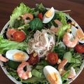 ちゃちゃふく's cooksnap of when they made 鶏ハムのリースサラダ人参ドレッシング.