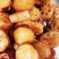 ねこのガストン's cooksnap of when they made さつま芋、れんこん、大豆の煮物.