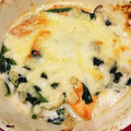 まゆやまさん's cooksnap of when they made ほうれん草と鮭のクリームグラタン.