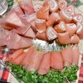 ★みぃたろう★'s cooksnap of when they made スモークサーモンのくるくるクリチ巻き.