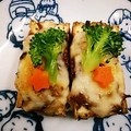 まみぃぃぃる's cooksnap of when they made 簡単やみつき☆厚揚げのなめ茸チーズ焼き.
