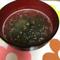みりん調味料's cooksnap of when they made お一人様の わかめスープ.