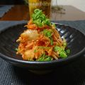 ダイナマイト漆黒's cooksnap of when they made ♫もりもり大根ナムルのキムチ和え♫.