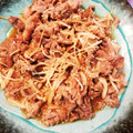 たいちゃん☆よしこ's cooksnap of when they made 豚肉とえのきのごま炒め.