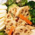 matiyo's cooksnap of when they made ベジ♪れんこんとツナのほっとサラダ.