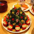 xxxrirexxx's cooksnap of when they made ブロッコリーのツリーとサンタのサラダ.