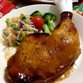 suisuimoco's cooksnap of when they made オーブン♪照りってりローストチキン.