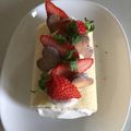 ピタマハ's cooksnap of when they made しっとりふわふわ✿外巻きロールケーキ✿.