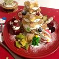 allure☆'s cooksnap of when they made サンタも喜ぶツリーの簡単クリスマスケーキ.