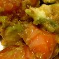 rui_and3's cooksnap of when they made サーモンとアボカドのやみつきゴママリネ.