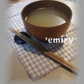 えみりぃさん's cooksnap of when they made 蕗のとうのお味噌汁.