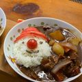 ぐぐ39's cooksnap of when they made キャラ弁☆クリスマスに簡単サンタおにぎり.