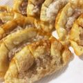 m＆まりぃ's cooksnap of when they made 餃子の皮と余ったカレーで☆美味サモサ風♪.