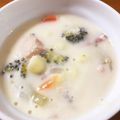 m＆まりぃ's cooksnap of when they made ホワイトルゥから作る☆クリームシチュー.