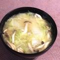 アンドーナツ☆'s cooksnap of when they made しめじと白菜のお味噌汁.