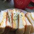 yuminan47k's cooksnap of when they made おひとりさまのミドルエイジ向き玉子サンド.