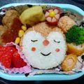 よしゆか62's cooksnap of when they made キャラ弁☆ドキンちゃん.