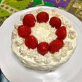 marobkk's cooksnap of when they made ホットケーキミックスでスポンジケーキ.