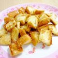 enr's cooksnap of when they made フライパンですぐ！サイコロラスク☆.