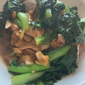 yuu419's cooksnap of when they made ターサイと豚肉のにんにくしょうゆ炒め.