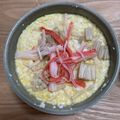 chiimanma's cooksnap of when they made 豆腐と卵のレンチン茶碗蒸し.