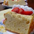 テンテン11's cooksnap of when they made ツブツブ☆和栗のシフォンケーキ.