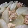 w_mシュウマイ's cooksnap of when they made 鶏ももと大根のシンプル白だし煮.