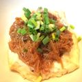 ＊＊もっさん＊＊'s cooksnap of when they made 簡単 豆腐のひき肉のせ♪あと1品に.