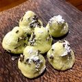 Nilmini's cooksnap of when they made スノーボールでクリスマスツリー♪.